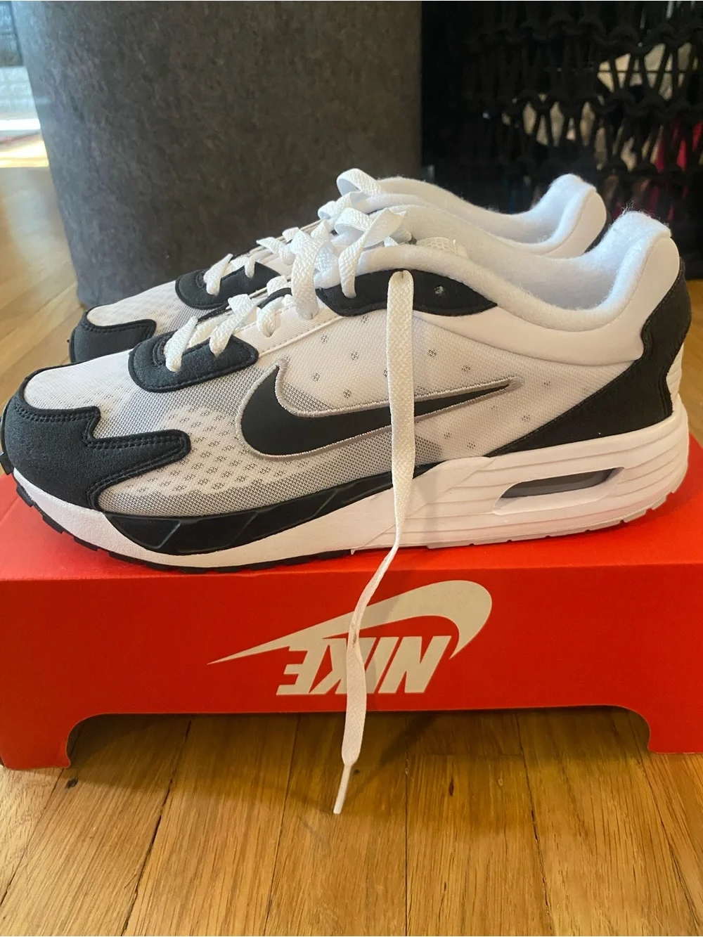 NEW Nike Air Max Solo White Black Platinum Shoes Men's